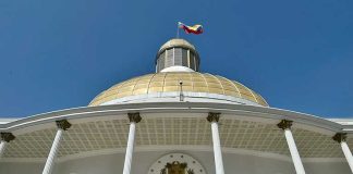 Fachada del Parlamento de Venezuela, sede de la Asamblea Nacional