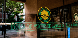 Entrada de la Bolsa de Valores de Caracas
