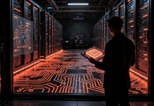 Imagen conceptual del desarrollo de chips de inteligencia artificial de Anthropic para sus modelos Claude
