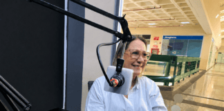 Andreina Ruiz, repostera venezolana, durante entrevista en Onda 90.3 FM