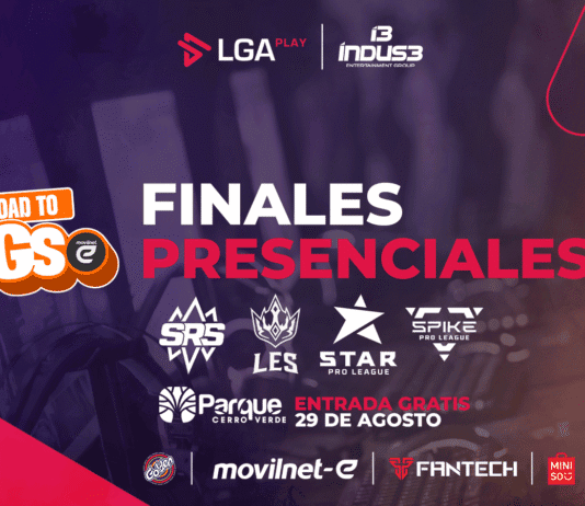 Cartel de las finales presenciales de Road to VGS este 29 de agosto en el Parque Cerro Verde