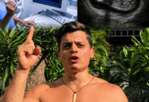 Gianpiero Fusco durante el video en el que cuestiona el uso de ecografías