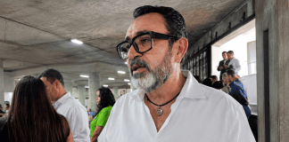 José Antonio Oliveira, presidente de Porturismo, durante el Encuentro con la Prensa sobre el Año Jubilar Coromotano