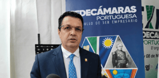 Omar El Choumary, presidente de Fedecámaras Portuguesa, ofrece declaraciones a la prensa