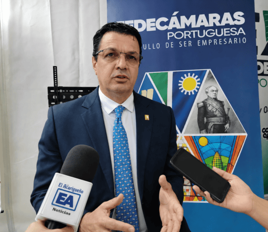 Fedecámaras Portuguesa exhorta al diálogo ministerial ante las importaciones de azúcar Omar El Choumary, presidente de Fedecámaras Portuguesa, ofrece declaraciones a la prensa