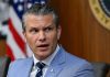 Pete Hegseth, secretario de Defensa de Estados Unidos
