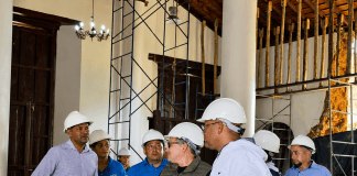 Trabajos de rehabilitación en la Iglesia San Fernando Rey de Ospino, estado Portuguesa