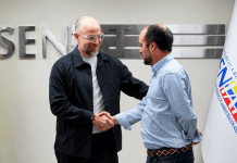 Seniat y Cashea avanzan en modernización y digitalización tributaria Román Maniglia y Pedro Vallenilla Sosa durante reunión entre el Seniat y Cashea