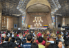 Miles de peregrinos participan en la celebración del Año Jubilar Coromotano en el Santuario Nacional de la Virgen de Coromoto en Guanare.