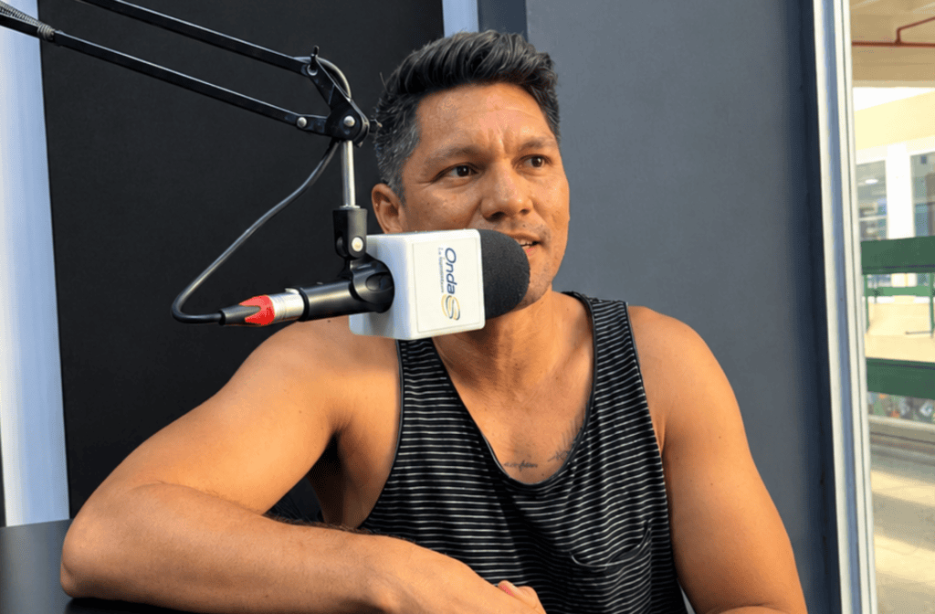 Darwin Blanco durante la entrevista en Gente que Suma de Onda 90.3 FM