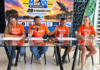 Gregory Laitouini, cofundador de Modo Running, durante la presentación de la cuarta edición de la carrera en Portuguesa