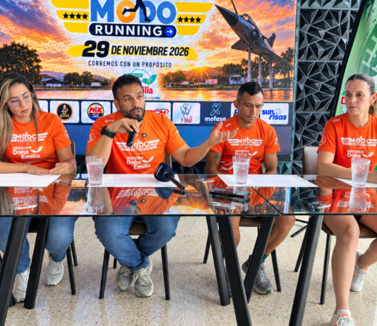 Modo Running prepara su cuarta edición para apoyar a La Guaira Gregory Laitouini, cofundador de Modo Running, durante la presentación de la cuarta edición de la carrera en Portuguesa