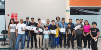 Participantes, organizadores y galardonados del Maratón de Ajedrez “Eleva tu ELO FIDE” en Araure.