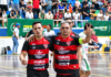 Portuguesa FSC durante su partido ante Llaneros de Guanare Futsal en Acarigua