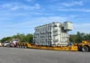 Llega a Portuguesa autotransformador de 300 MVA para activar la primera fase de la Subestación 400 Autotransformador de 300 MVA destinado a la primera fase de la Subestación Portuguesa 400/115 kV.