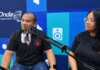 Jesús Rafael García, entrenador de la Escuela de Boxeo El Zurdo García, habla durante una entrevista radial.