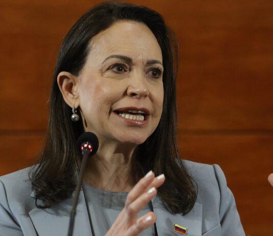 María Corina Machado, dirigente opositora.