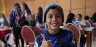 Mariano Mecerreyes durante su participación en el Campeonato Nacional de Ajedrez disputado en Mérida.