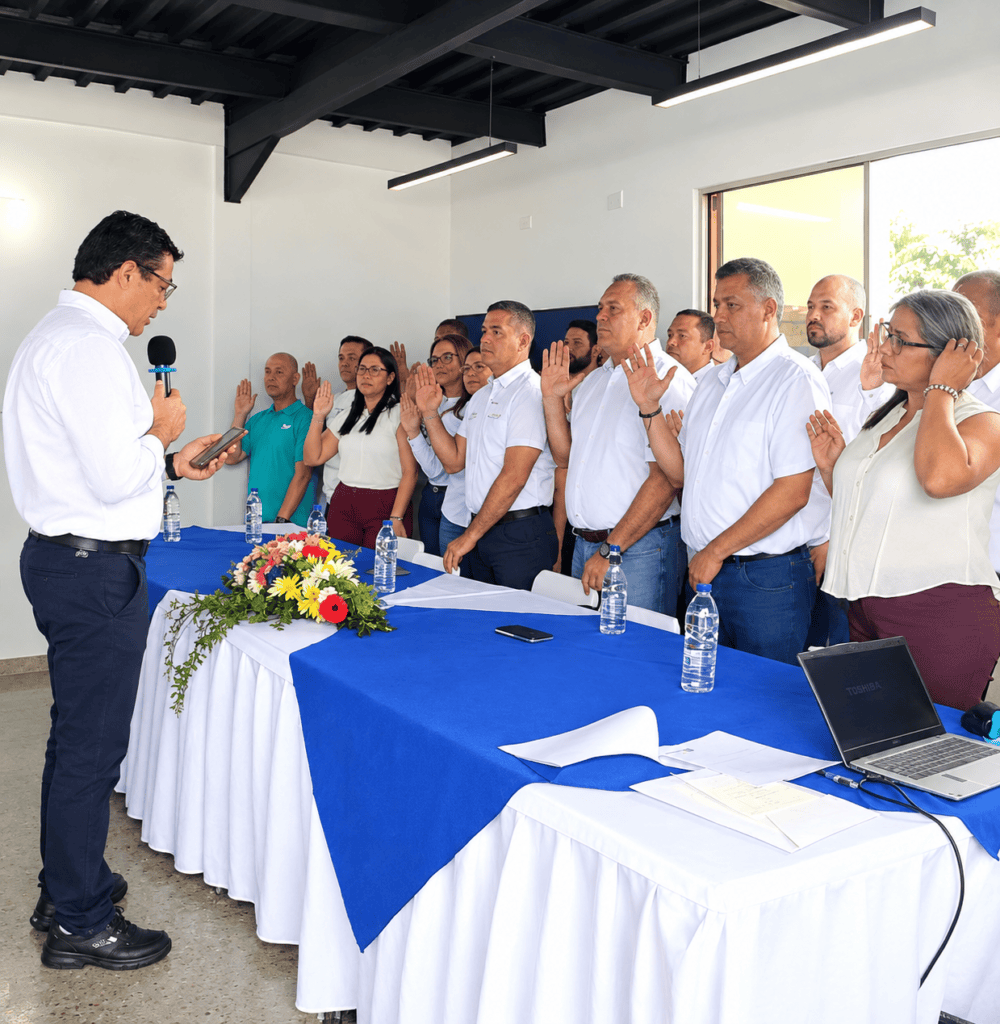 Omar El Choumary juramenta la nueva junta directiva de la Cámara de Comercio, Industria y Turismo del Municipio Sucre para el período 2026-2029, en Biscucuy.