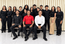 Integrantes de la Orquesta de Cámara Romina Rivera de El Sistema en Acarigua-Araure
